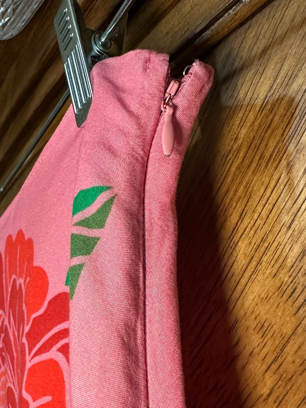 Farm Rio x Anthropologie Rose Motif Pink Maxi Skirt Floral Size M - Picture 11 of 12